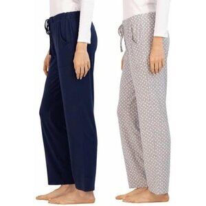 Lucky Brand Women's 2Pack Lounge Pant wide Leg Postpartum Recovery Pj Pants